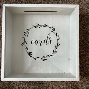wedding card box